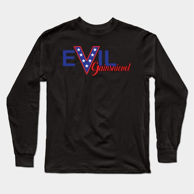 Evil Gainsneivel Long Sleeve T-Shirt by aaronxavier